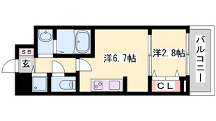 セレニテ神戸元町の物件間取画像